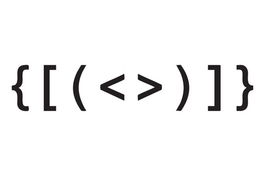 Bracket and parenthesis symbols in programming
