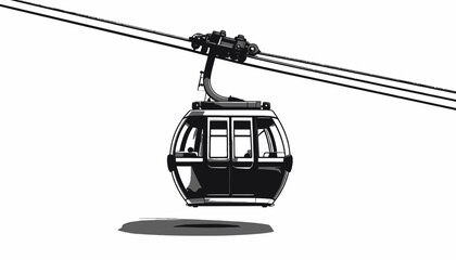 Cable Car Gondola Lift Transportation Vehicle. © abang
