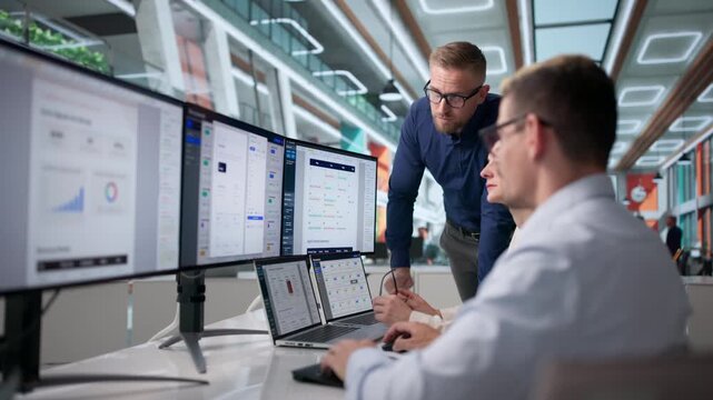 Project Manager Leads Diverse Team