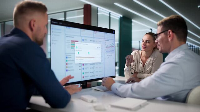 Financial Analyst And Team Review Cloud-based Invoice Processing