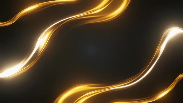 Premium glowing ribbon loop background with warm light motion. Suitable for corporate branding, ESG presentations, websites, annual reports, and commercial video projects.