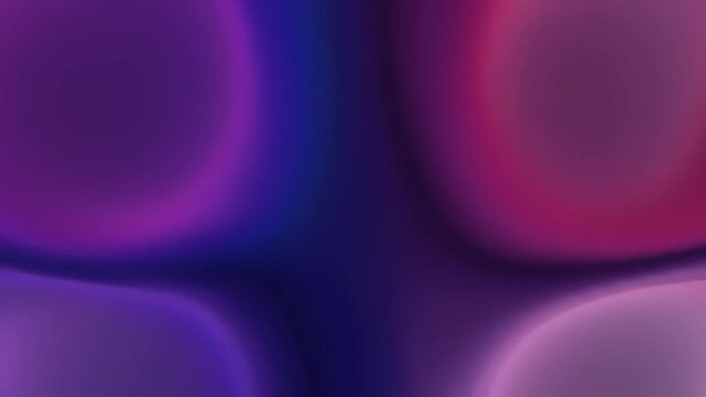 Abstract Gradient Background with Neon Circles and Soft Lighting.