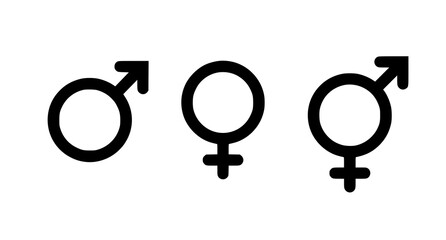 Venus mars and genderqueer symbol © Nahid