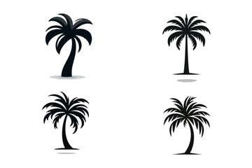 Fototapeta premium This is a palm tree logo, suitable for designs related to companies, food, beverages, powders, fertilizers, plants, communities, stickers, banners, posters, books, and seasonings.