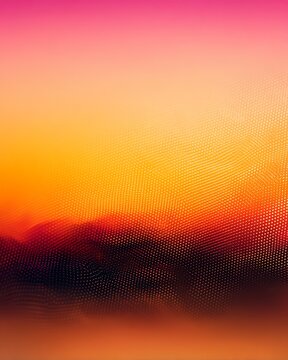Tropical Sunset Mesh Gradient Abstract Background