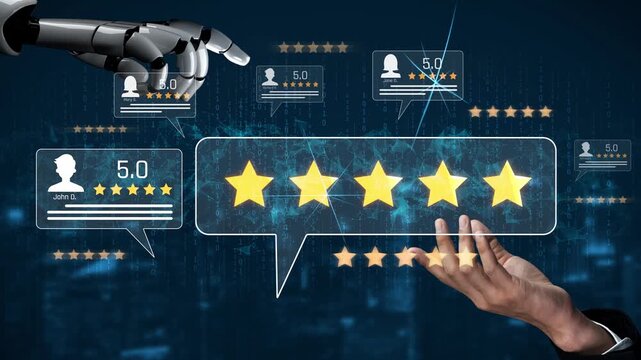 AI enhances customer review and rating system by analyzing review, rating, and customer feedback for deeper trust insights Marrow