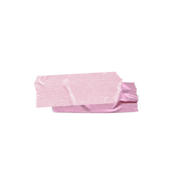 Pastel Pink Masking Tape Piece with Torn Edges