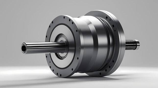Tungsten steel magnetorheological damper core with telescopic cylinder