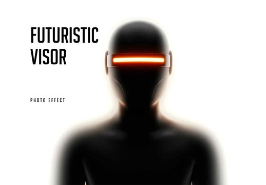 Futuristic Visor Photo Effect