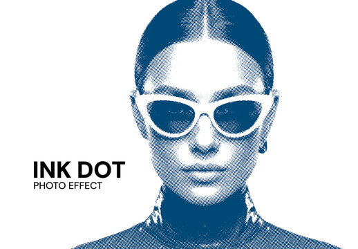 Ink Dot Photo Effect