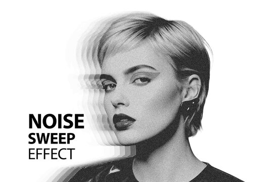 Noise Sweep Photo Effect