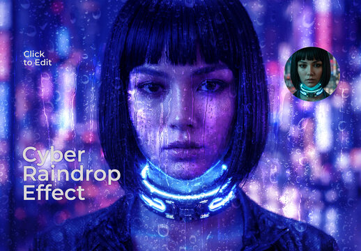 Cyber Raindrop Effect