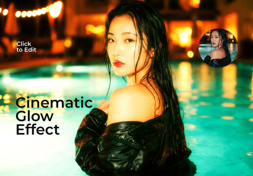 Soft Cinematic Glow Photo Effect