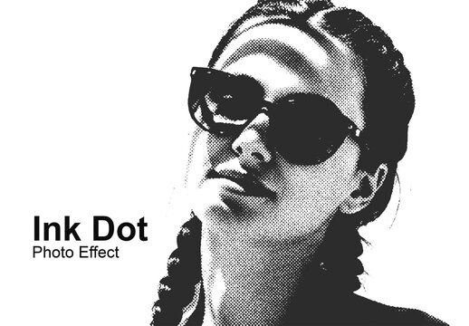 Ink Dot Photo Effect