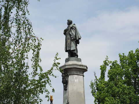 Mickiewicz statue in Warsaw