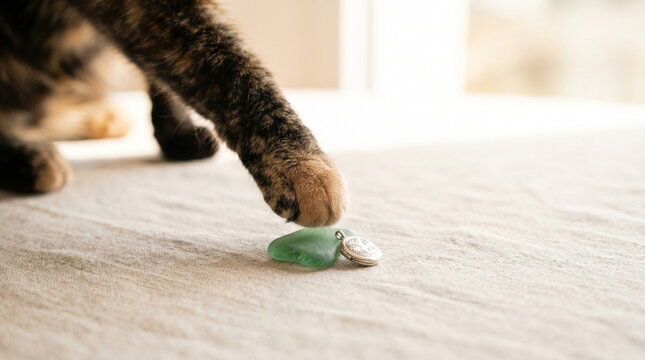 Cat Paw Curiosity