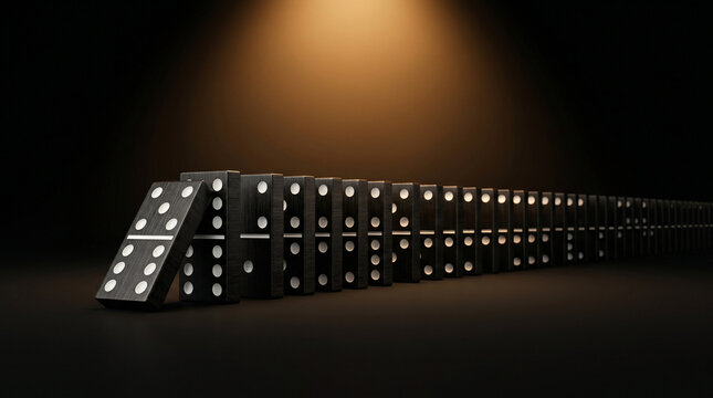 Domino Effect Cascade