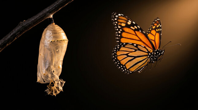 Butterfly Chrysalis Transformation
