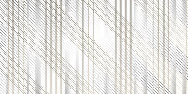 Vector White geometric line pattern. Diagonal stripe line background wave lines. Dynamic oblique fabric abstract white and gray geometric creative seamless textile design. Abstract stripe background.