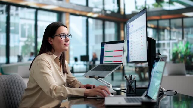 Procurement Manager Reviews Supplier Contracts