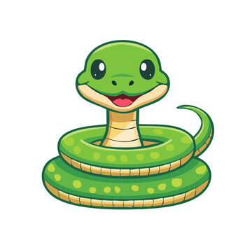 Cute green cartoon alien frog character