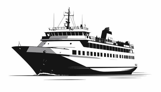 Large Ferry Boat for Transportation.