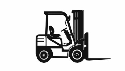 Forklift Truck Industrial Vehicle Equipment. © Asus