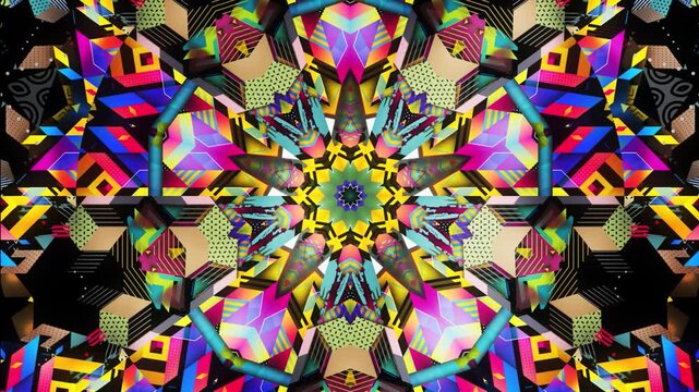 Abstract Geometric Kaleidoscope