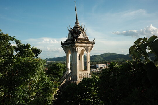 view of the tower of the old temple