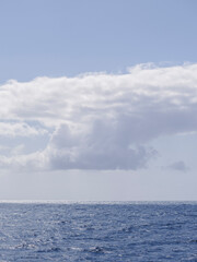 Fototapeta premium Clouds above the Celtic Sea, Isle of scilly, Cornwall, UK.