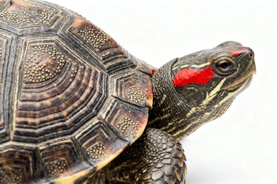 Close-up of a Red-eared Slider Turtle