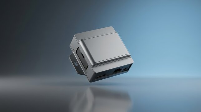 Zigbee light controller 3D render wireless automation device for connected illumination systems and smart building management