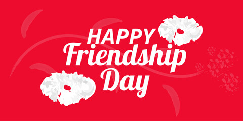 Happy friendship day greeting card © Rabeya