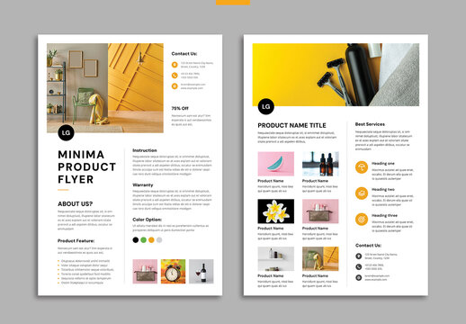 Product Flayer Layout