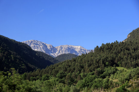 
The Serra del Cadi mountain range is part of the Pre-Pyrenees and is located in northern Catalonia, Spain 
