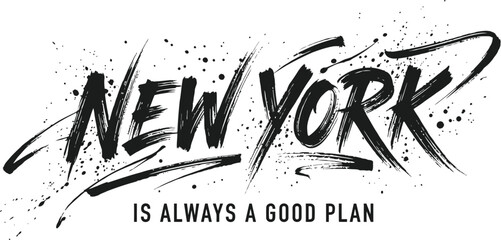 New york city travel quote typography ©  EngrMithun