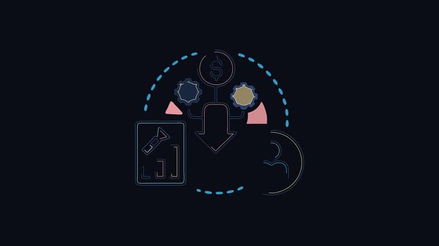  Dynamic Sales Process Icon for Efficiency