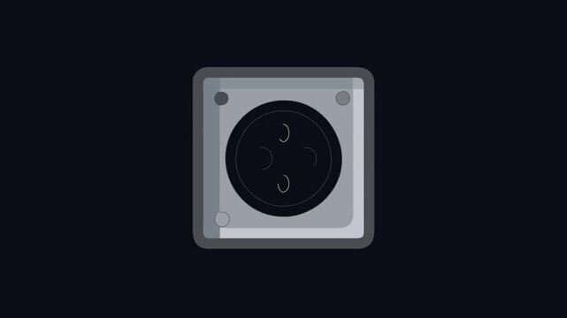  Socket Icon for Connectivity and Power