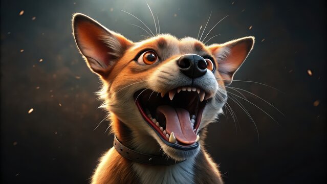 A mischievous canine unleashes a chaotic mess
