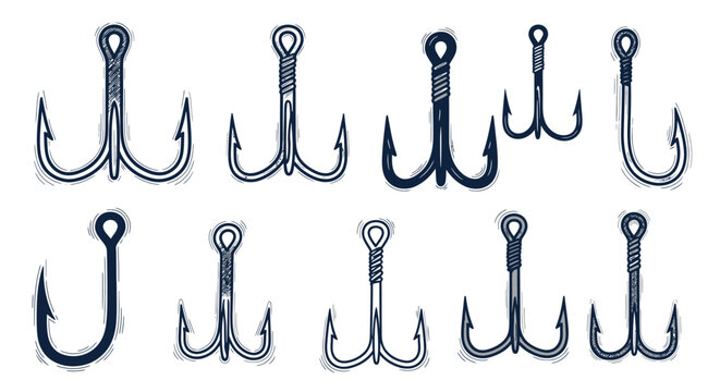Fishing Hooks Metal Sharp.