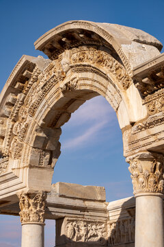 Temple of Hadrian, Ephesus Ancient City.