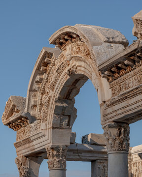 Temple of Hadrian, Ephesus Ancient City.