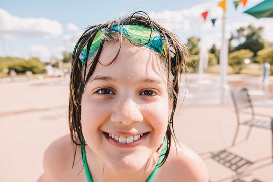 summertime afternoon at the pool