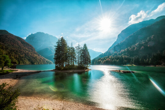 Italy, Friuli-Venezia Giulia, Lago del Predil