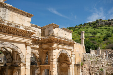 Obraz premium Entrance gate to Agora of Ephesus Ancient City