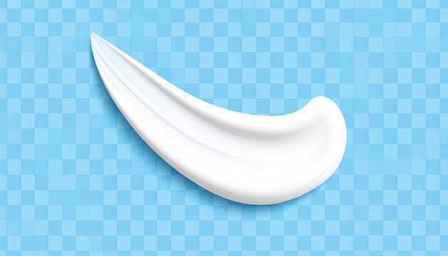 White Creamy Toothpaste Squeeze Closeup.