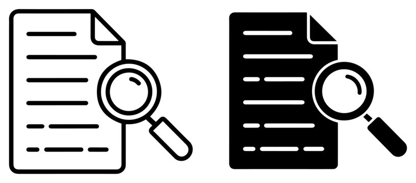 case study research icon vector