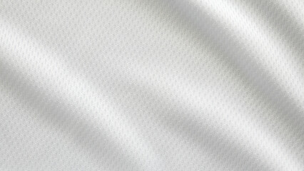 Naklejka premium White sports clothing fabric football shirt jersey texture background