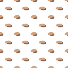 Obraz premium Cute curled up sleeping creature creating a repeating background illustration