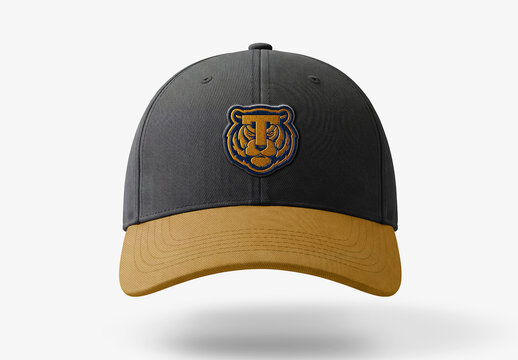 Fully Editable Cap with Embroidered Logo Mockup